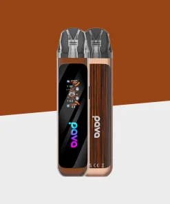 Pava Horiz Pro – Brown Woodgrain – Refillable Pod Kit