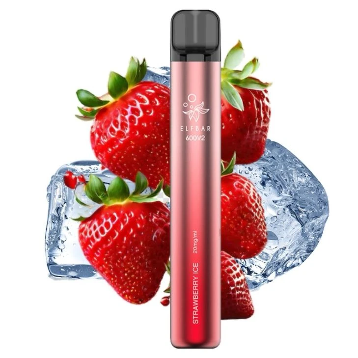 Elfbar 600 V2 – Strawberry Ice 20mg – Bild 2