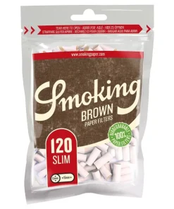 Smoking Brown Slim Filter 120er Pack