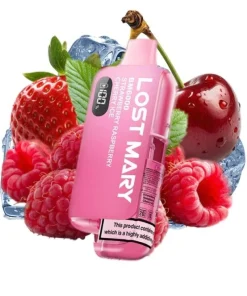 Lost Mary BM6000 Plus Kit – Strawberry Raspberry Cherry Ice 20mg