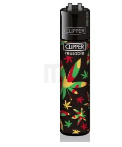 Alternative view of Clipper – Feuerzeug – Jamaican Pattern – 4v4 – wiederverwendbar