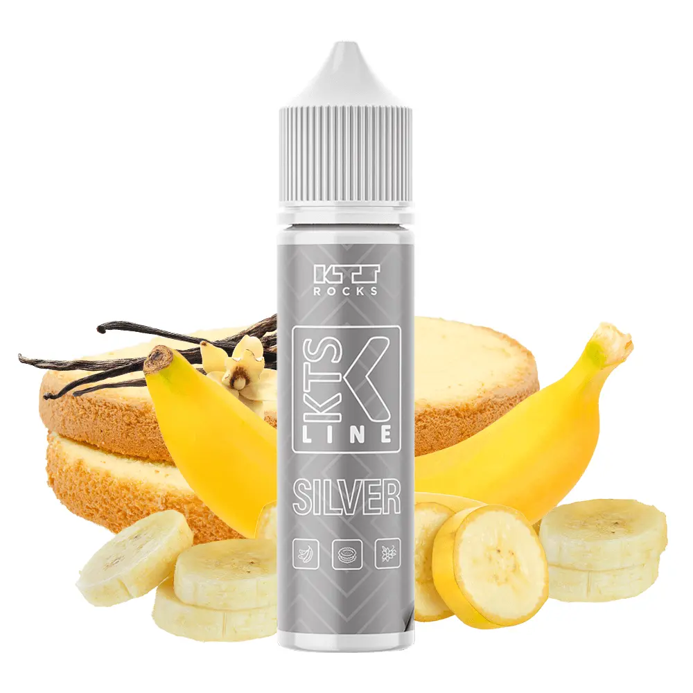 KTS e-Liquids – KTS Line – Silver (Longfill, 60 ml, Fruchtig, Dessert)
