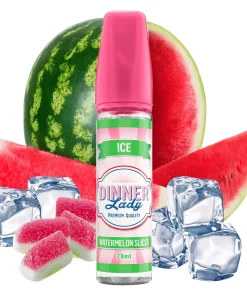 Dinner Lady – Watermelon Slices Ice (20ml) (Longfill, 60 ml, Fruchtig, Frische)
