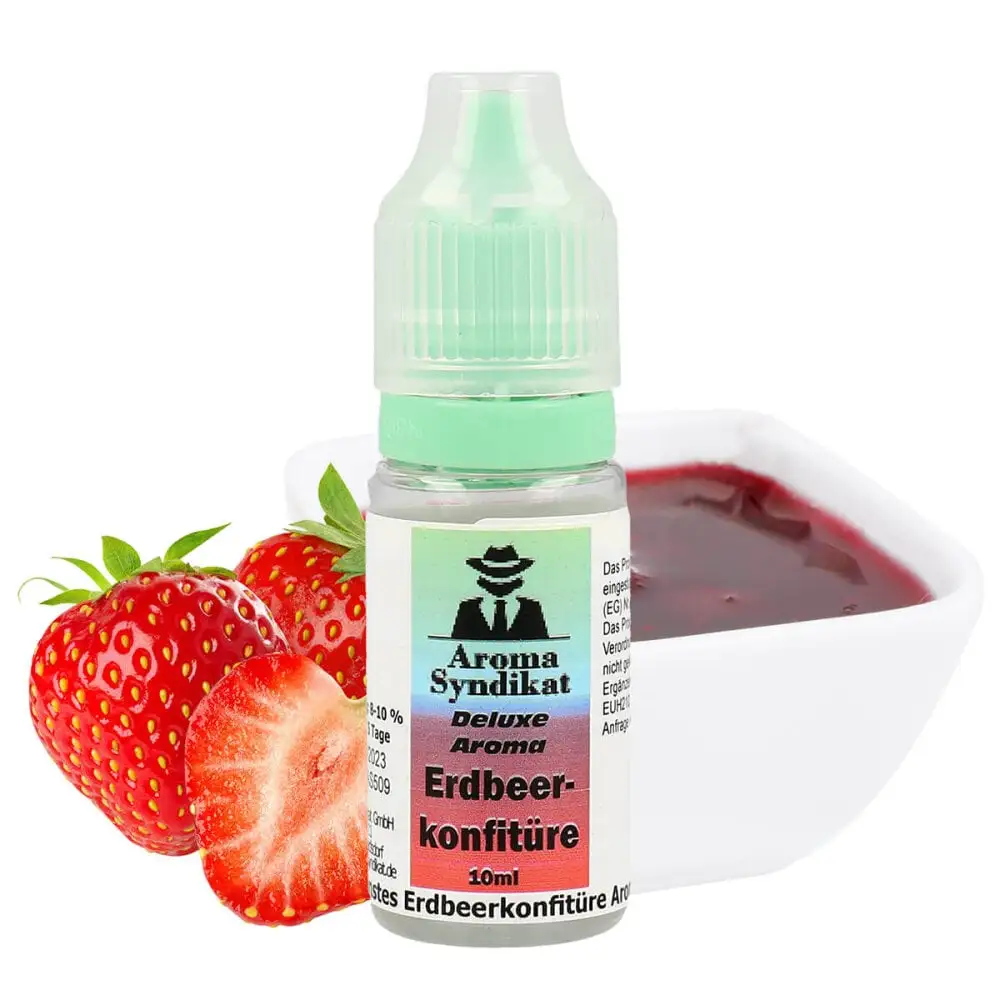 Aroma Syndikat – Erdbeerkonfitüre (Aroma, 10 ml, Fruchtig, Dessert)