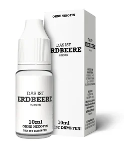 Alternative view of Das ist Dampfen – Erdbeere Liquid (Nikotinliquid, 10 ml, 50% VG / 50% PG)
