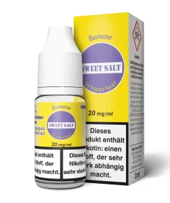 Alternative view of Happy Liquids – Banane – Nikotinsalz (Nikotinsalzliquid, 10 ml, 50% VG / 50% PG)