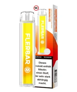Alternative view of Flerbar M Vape Einweg E-Zigarette Banana Ice