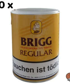Alternative view of 10x Brigg Regular Dose à 155g – Golden Virginia Pfeifentabak