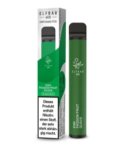 Alternative view of Elfbar 600 Einweg Vape Kiwi Passion Fruit Guava