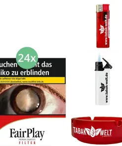 24x Fair Play Zigaretten Filter XXXL + Zubehör