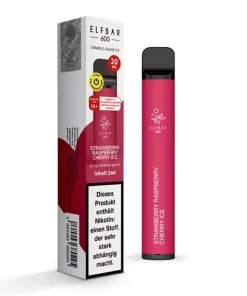 Alternative view of Elfbar 600 Einweg Vape Strawberry Raspberry Cherry Ice