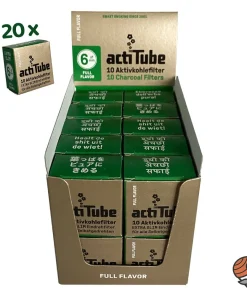 Alternative view of 20 x ActiTube Aktivkohlefilter Extra Slim, 6 mm à 10 Stück