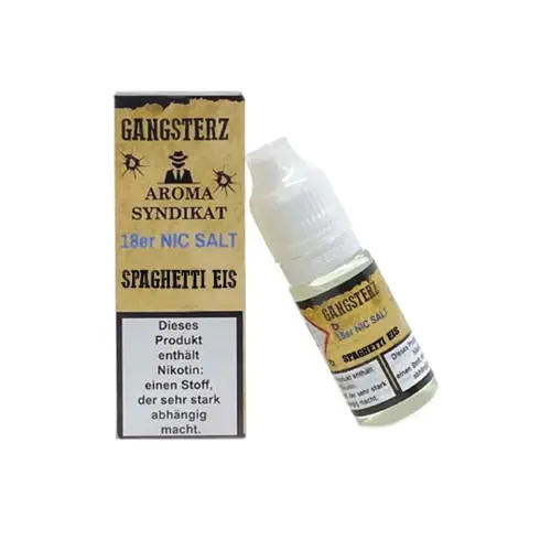 Liquids: Spaghetti Eis 10ml 18mg NicSalt Liquid by Gangsterz – Bild 2