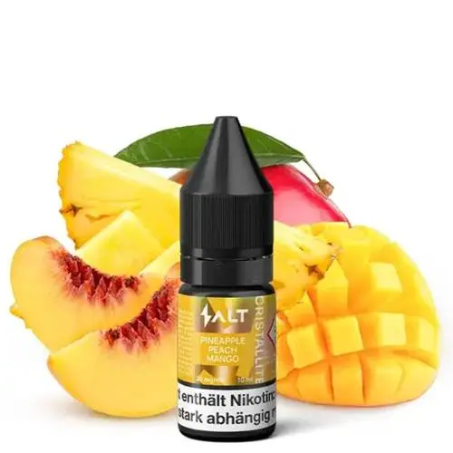 Liquids: SALT Cristallite Pineapple Peach Mango NicSalt Liquid 10ml / 20mg – Bild 2