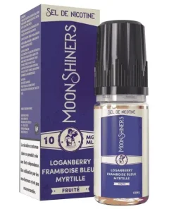 Alternative view of E-Liquid Nikotinsalze Logan Berry Framboise Myrtille – Moonshiners Fruitée – 10ml – Le French Liquide