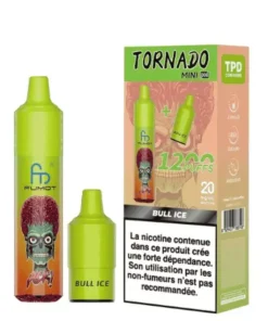 Puff Patrone Bull Ice Tornado Mini 1200 – FUMOT