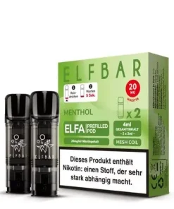 2x Elfbar Elfa Prefilled Pod – Strawberry Ice 20mg/ml