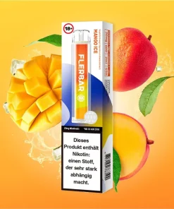 Flerbar M E-Shisha 600 – 20mg/ml – Mango Ice