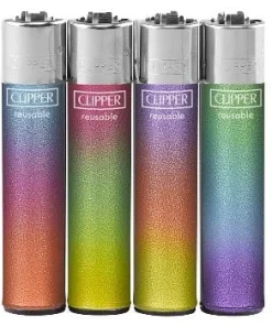 Einwegfeuerzeug Stein Clipper Triple Gradient 2 Steller mit 48 Stück
