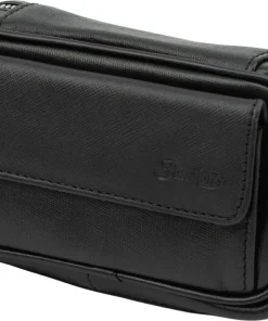 Alternative view of PASSATORE Pfeifentasche Leder schwarz 3er