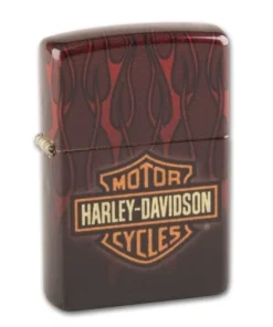 Alternative view of ZIPPO tumbled messing Harley Davidson 60007097