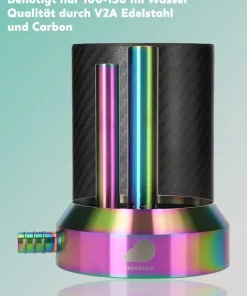 Alternative view of Sheeshaya Hazard Ansaugrohr Edelstahl (Rainbow)