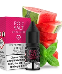 Alternative view of Podsalt Core Watermelon Breeze Nic Salt