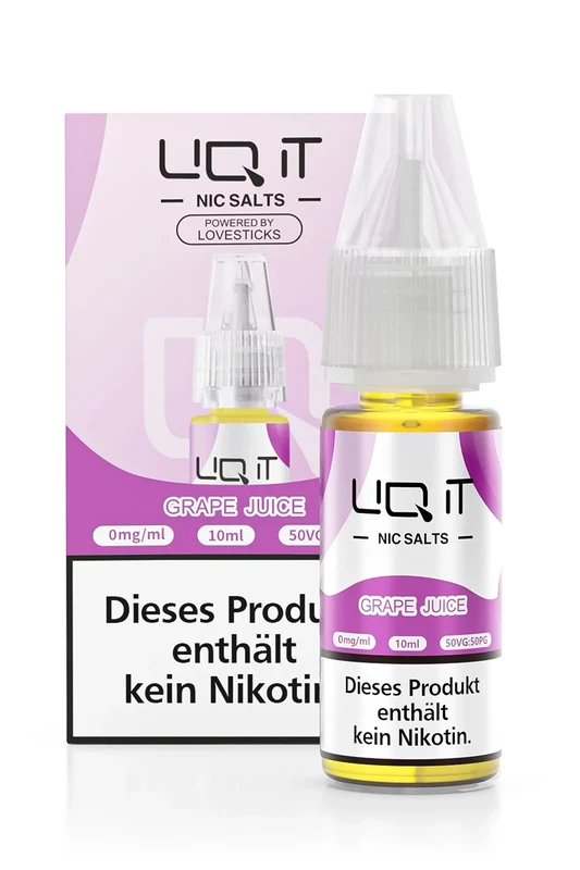 Lovesticks LIQ IT Grape Juice 10ml (NIKOTINFREI)