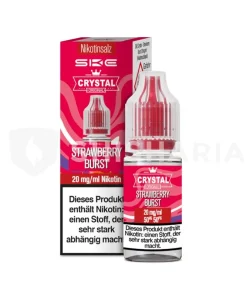 Alternative view of SKE Crystal Liquid E-Zigarette 10ml – Strawberry Burst – 20mg