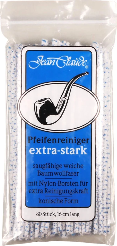 Pfeifenreiniger extra-stark „JEAN CLAUDE“ Bürste Inh. 80 St.