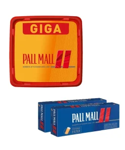 1x PallMall Maxi Box + 2x PM Rot Hülsen