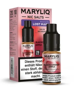 Alternative view of Lost Mary – Maryliq – Blackcurrant Apple – 10ml – 20mg/ml