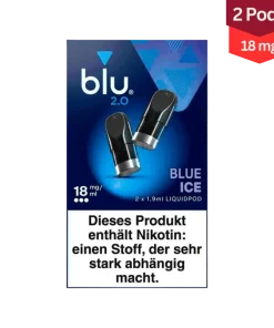 Blu 2.0 Blue Ice Vape Pods 18mg AP (1×2 Stück)