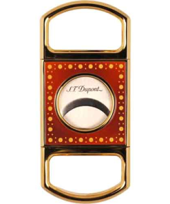 Alternative view of Dupont Zigarrencutter Derby gold-braun