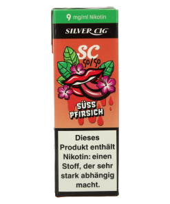 Silver Cig Liquid SC 50/50 Süss Pfirsich 9mg