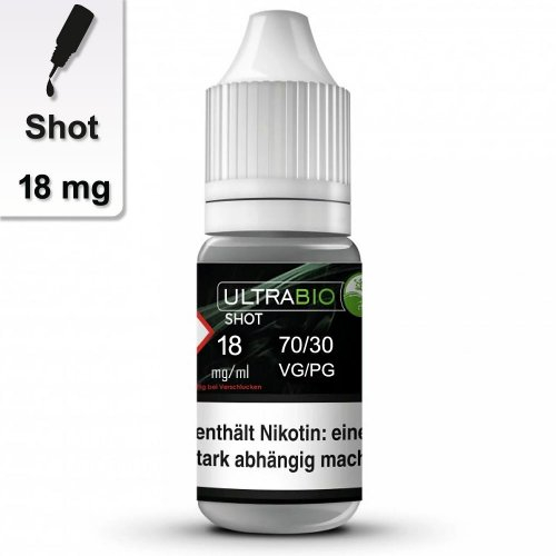 ULTRABIO Nikotin Shot 18mg 70/30 – Bild 2