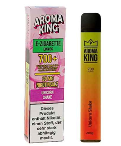 Alternative view of Aroma King Unicorn Shake Einweg e-Shisha ca. 700 Züge 20mg