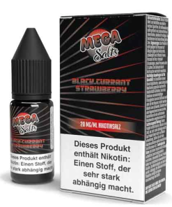 Alternative view of Mega Salts Blackcurrant Strawberry Nikotinsalz Liquid 10ml 20mg
