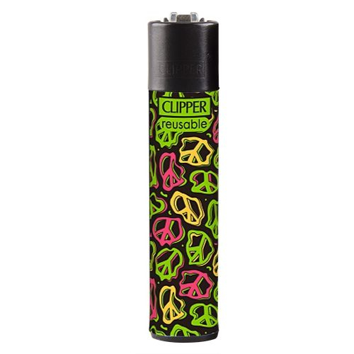 Clipper Feuerzeug Acid Pattern 3v4 Peace