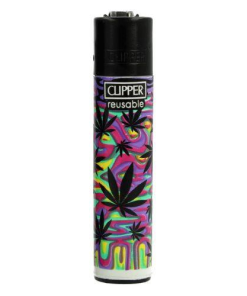 Alternative view of Clipper Feuerzeug Neon Leaves 2 4v4 Weedblatt