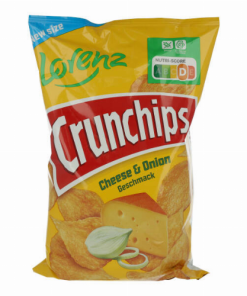 Lorenz Crunchips Cheese and Onion 150g Tüte