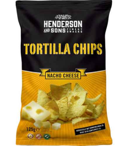 Alternative view of Henderson & Sons Tortilla Chips Nacho Cheese 125g