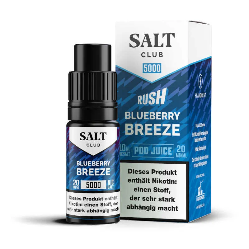 Salt Club – 5000 – Nikotinsalz 20mg/ml – Blueberry Breeze