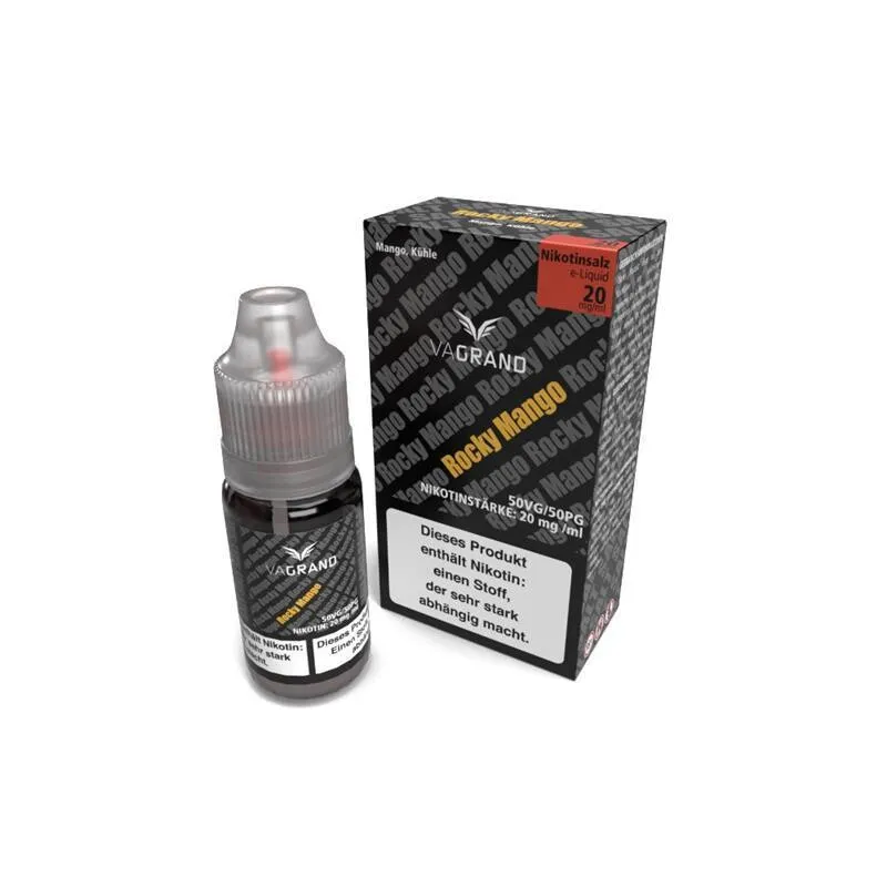 Vagrand – Nikotinsalz Liquid 10 ml – Rocky Mango-20 mg/ml – Bild 2