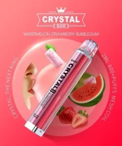 SKE Crystal Bar – Watermelon Strawberry Bubblegum – EINWEG E-ZIGARETTE 20mg