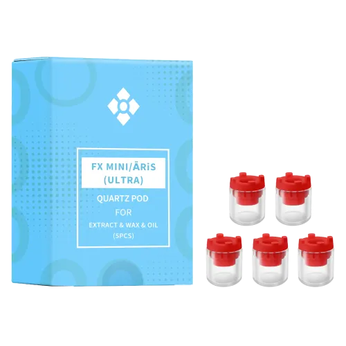 WOLKENKRAFT FX MINI | ÄRiS (ULTRA) Quartz Dosierkapsel für Extrakte – 5 Stück-Box